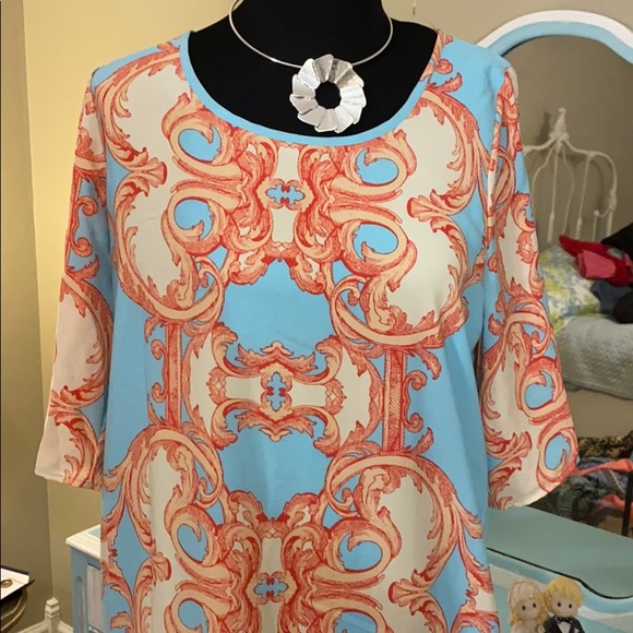 Peach Love dress sz lg - Picture 2 of 5
